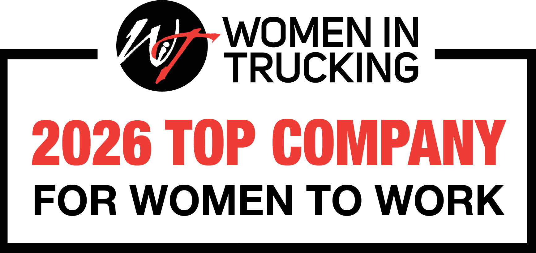Women in Trucking 2026 Top Company for Women to Work in Transportation